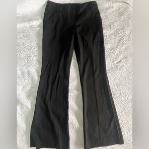 The Limited Black Pinstripe Low Rise Flare Trousers